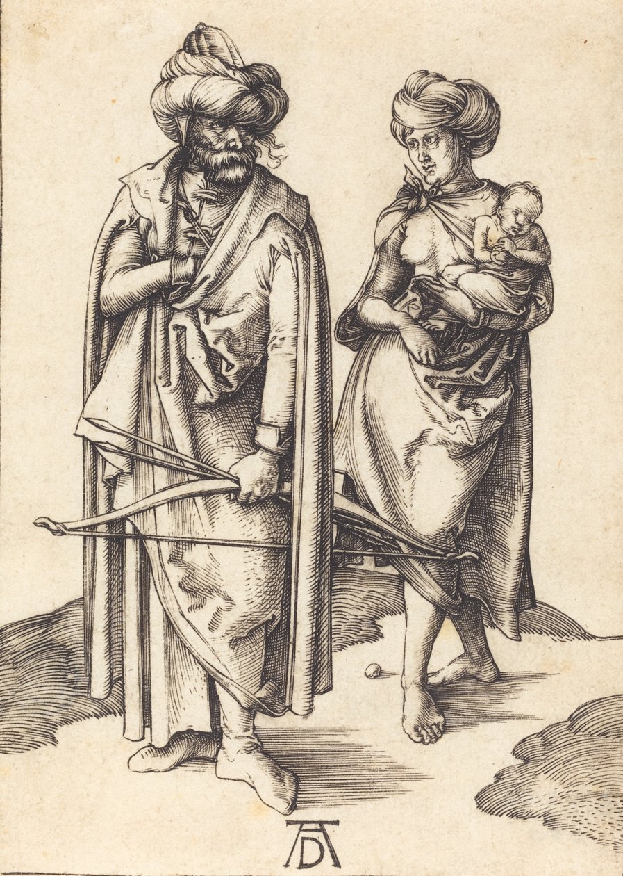Türk Ailesi, c. 14951496. by Albrecht Dürer