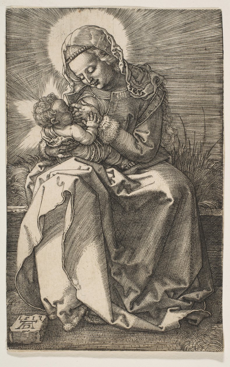 Bakire Mesih Çocuğunu Emziriyor, 1519. by Albrecht Dürer