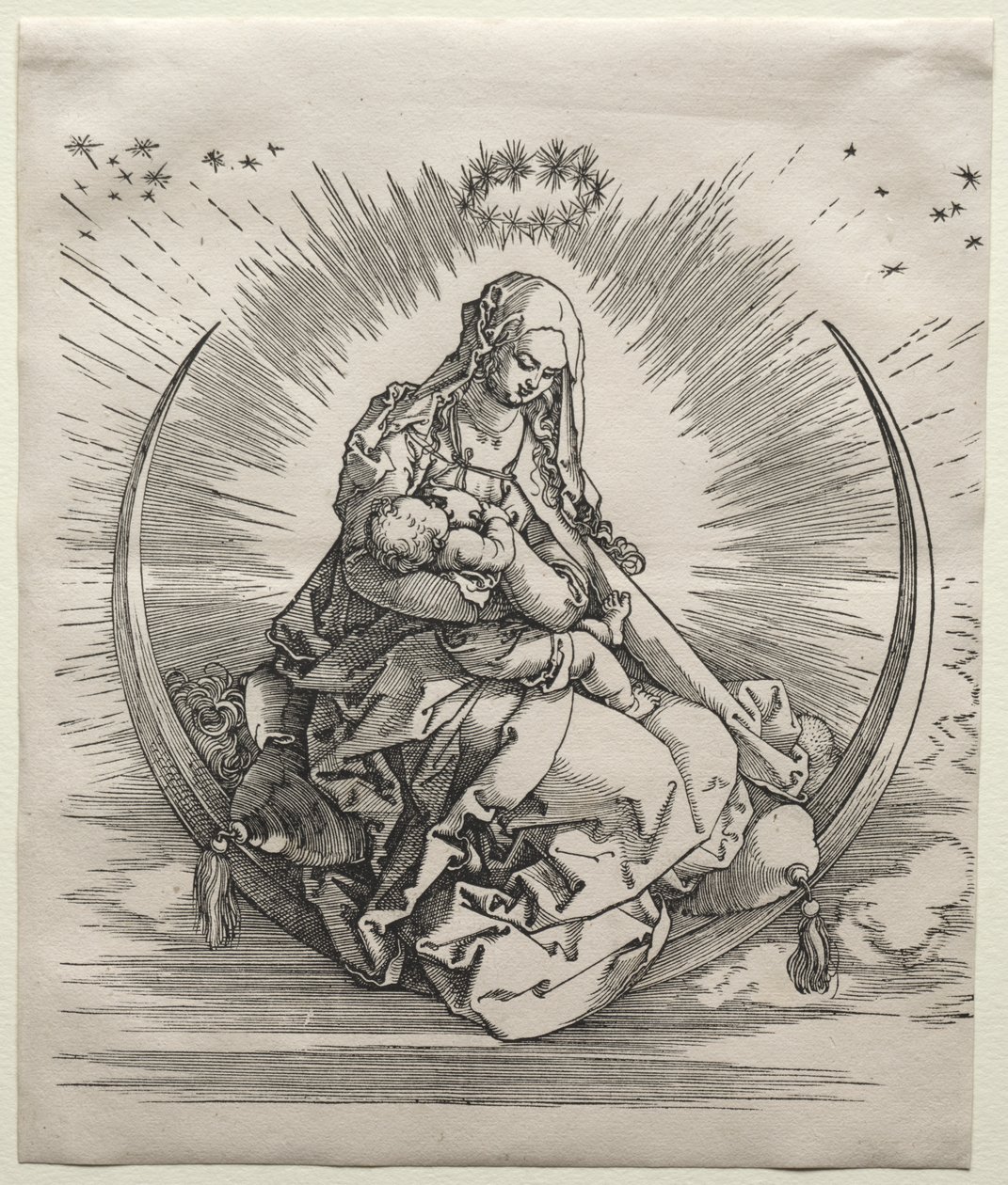 Hilal Üzerindeki Bakire by Albrecht Dürer