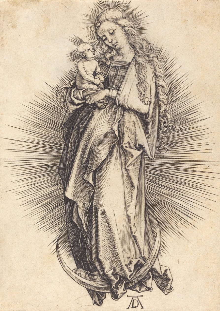 Hilaldeki Bakire, c. 14981499. by Albrecht Dürer