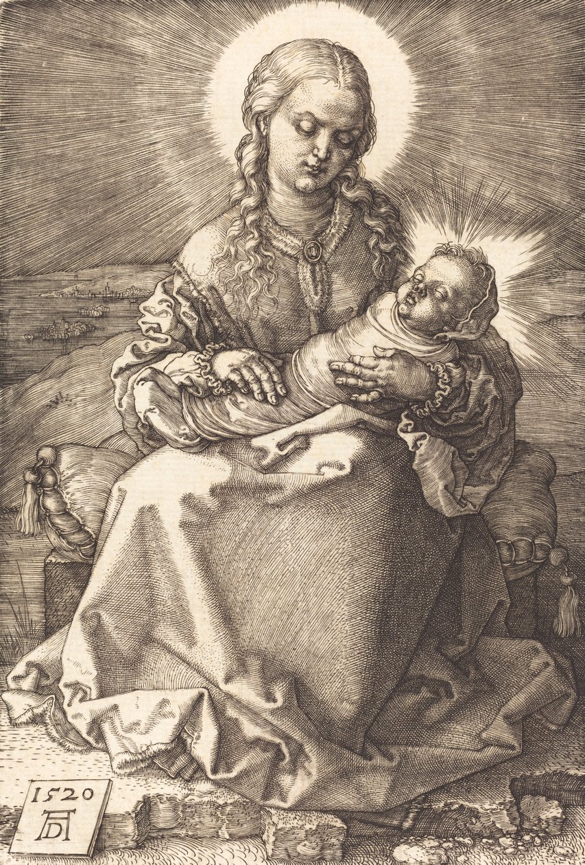 Kundaktaki Çocuklu Bakire, 1520. by Albrecht Dürer