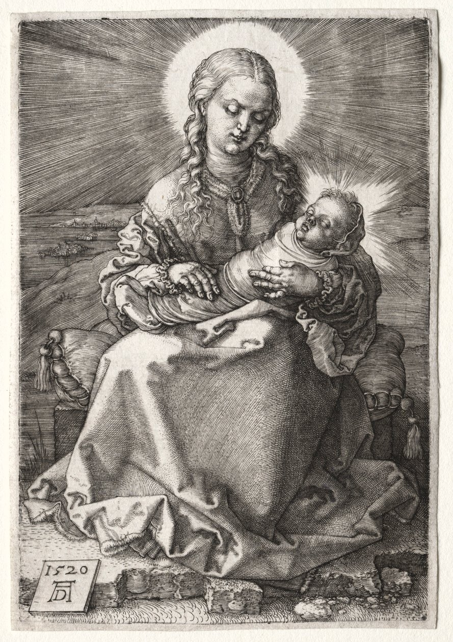 Kundaktaki Çocuklu Bakire, 1520. by Albrecht Dürer