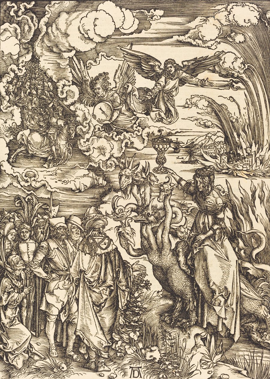 Babil Fahişesi, 1498. by Albrecht Dürer