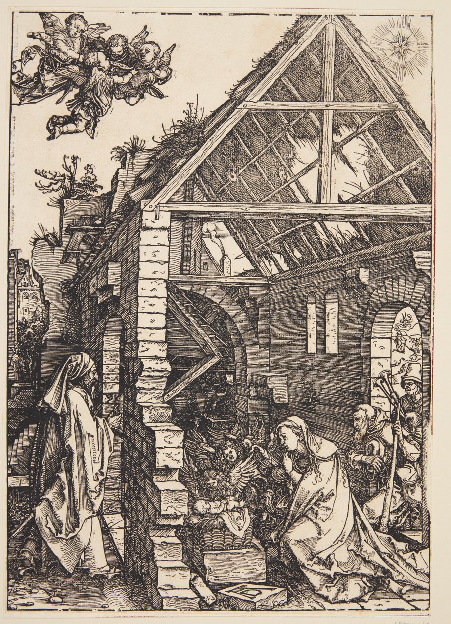 Çobanların hayranlığı by Albrecht Dürer