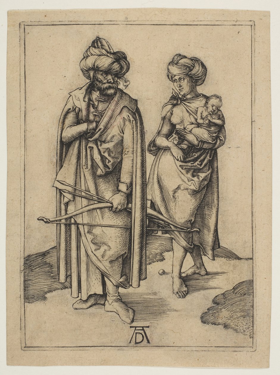 Türk Ailesi, ca. 1496. by Albrecht Dürer
