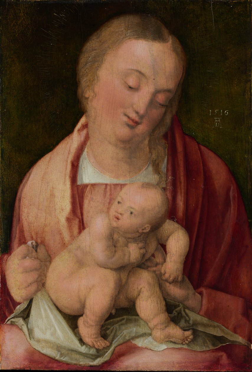 Bakire ve Çocuk, 1516. by Albrecht Dürer