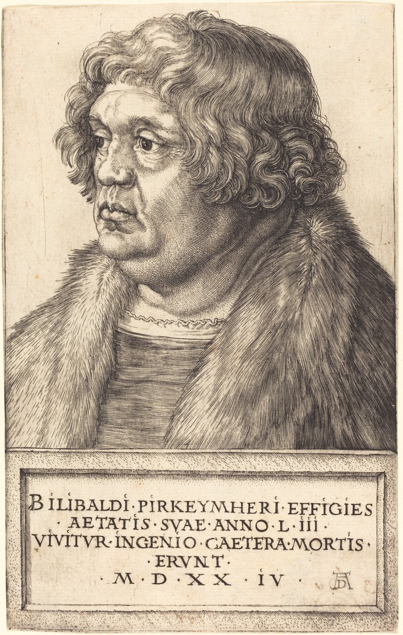 Willibald Pirckheimer by Albrecht Dürer