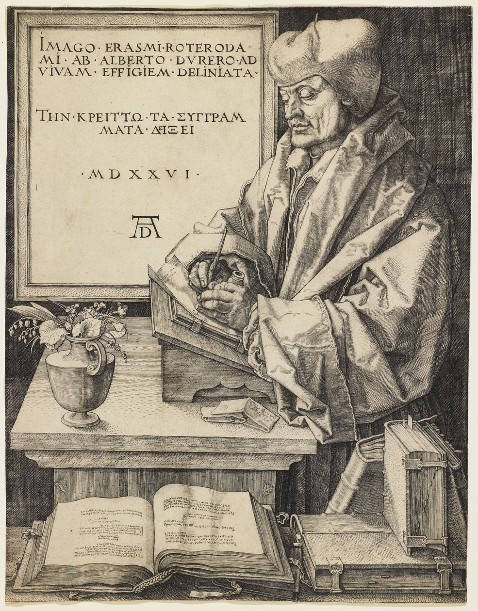 Rotterdam Erasmusu by Albrecht Dürer