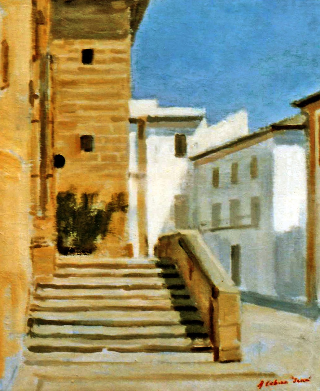 Jávea Kilise Meydanı by Alejandro Cabeza
