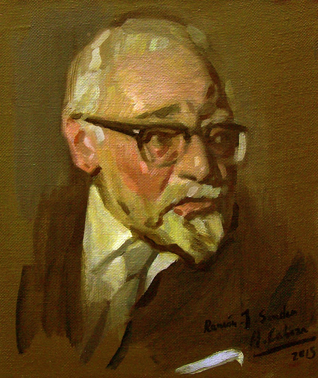 Ramon J. Sender'ın Portresi by Alejandro Cabeza