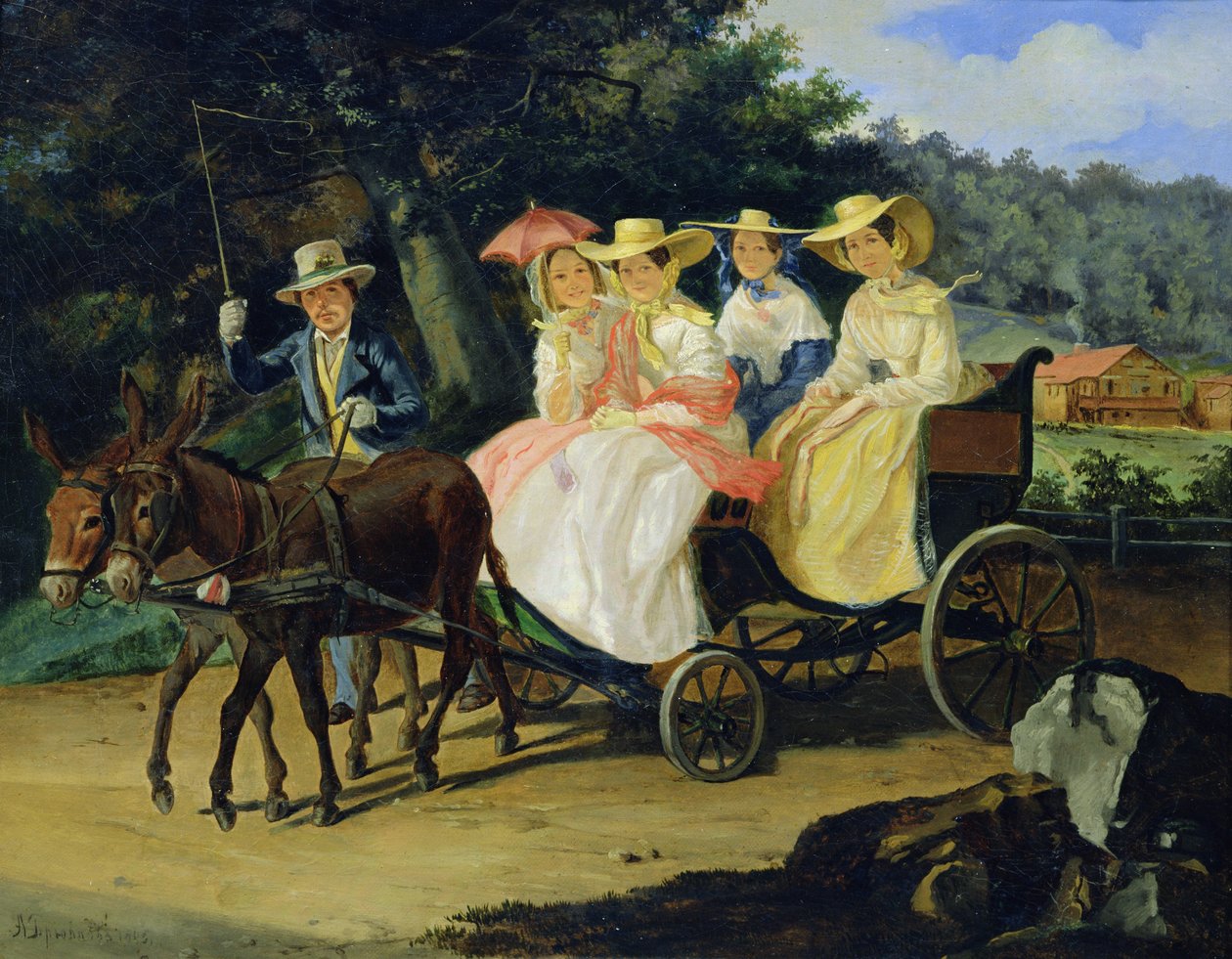 Bir Koşu, 1845-46 by Aleksandr Pavlovich Bryullov