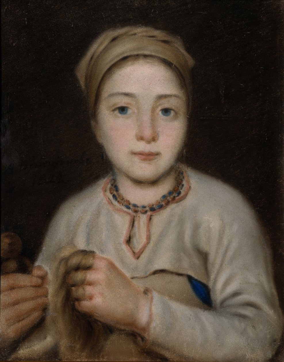 Anişya, 1822 by Aleksei Gavrilovich Venetsianov