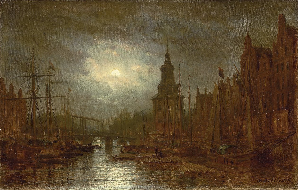 Gece Amsterdam, 1870
