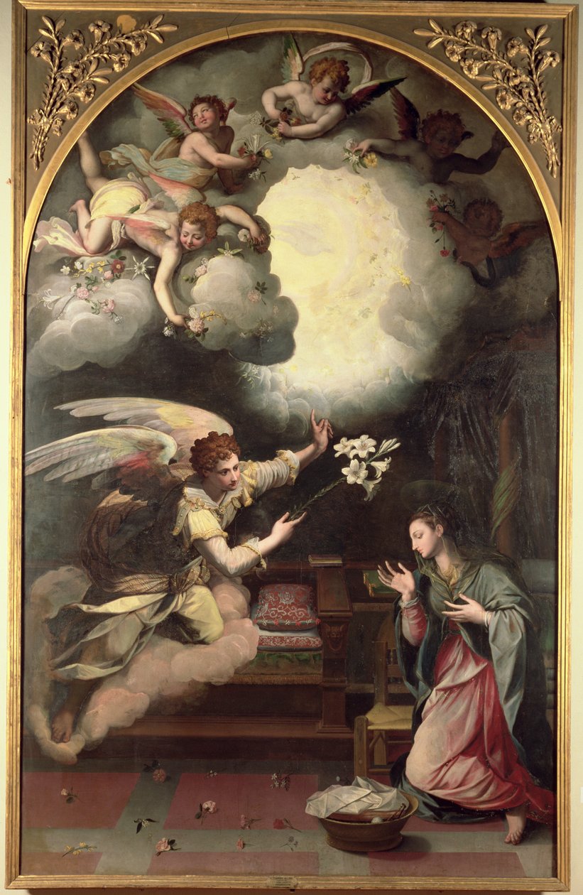 Müjde, 1579 by Alessandro Allori