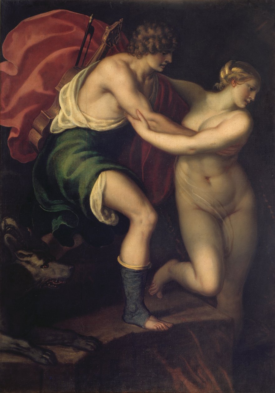 Orpheus ve Eurydice by Alessandro Varotari