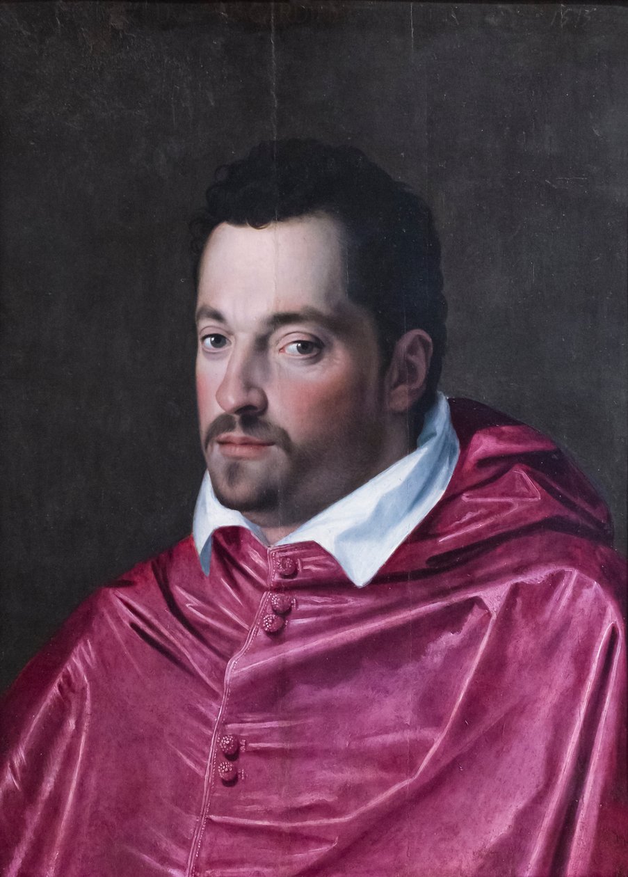 Kardinal Ferdinando Medici'nin Portresi by Alessandro Allori