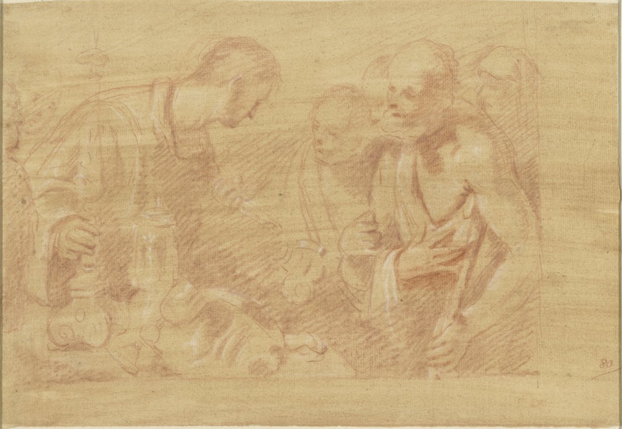 H. Laurentius en de armen by Alessandro Casolani