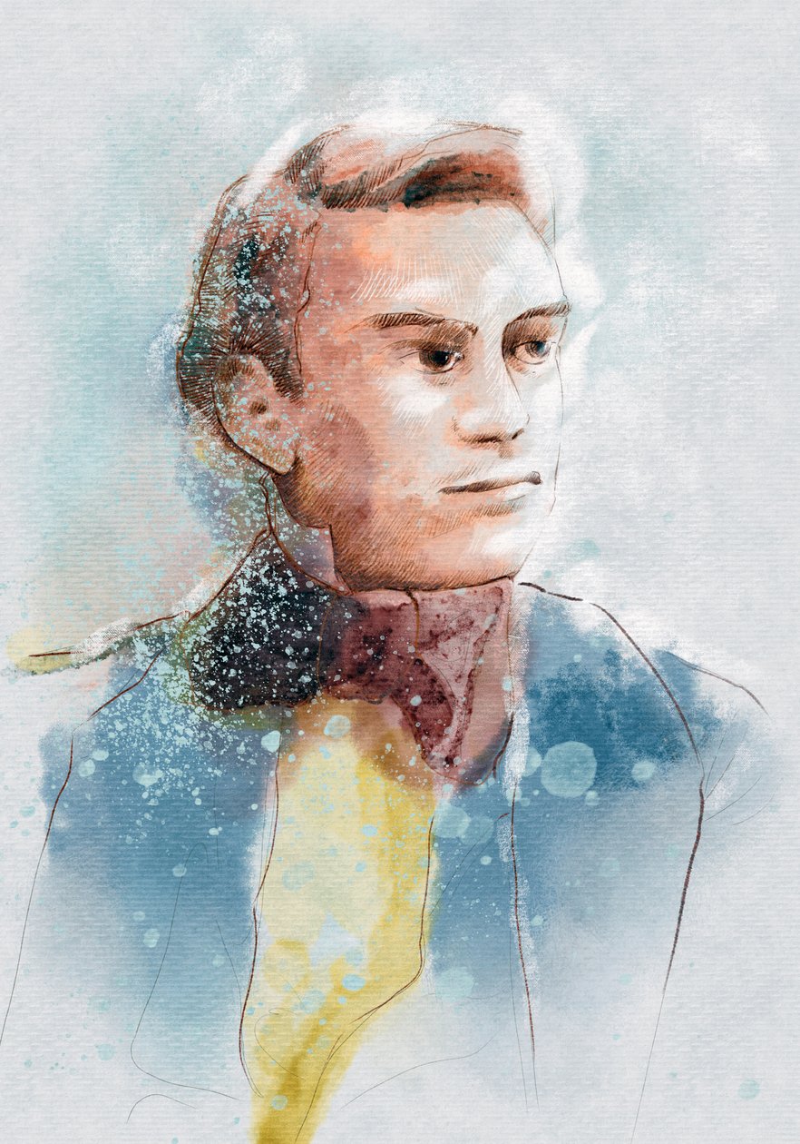 Alfred Nobel, 2023 (çizim) by Alessandro Lonati