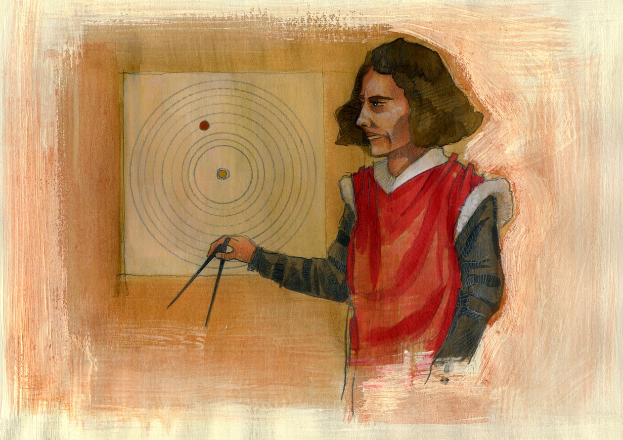 Nicolas Copernicus'un Portresi ((Nicolaus Copernicus by Alessandro Lonati