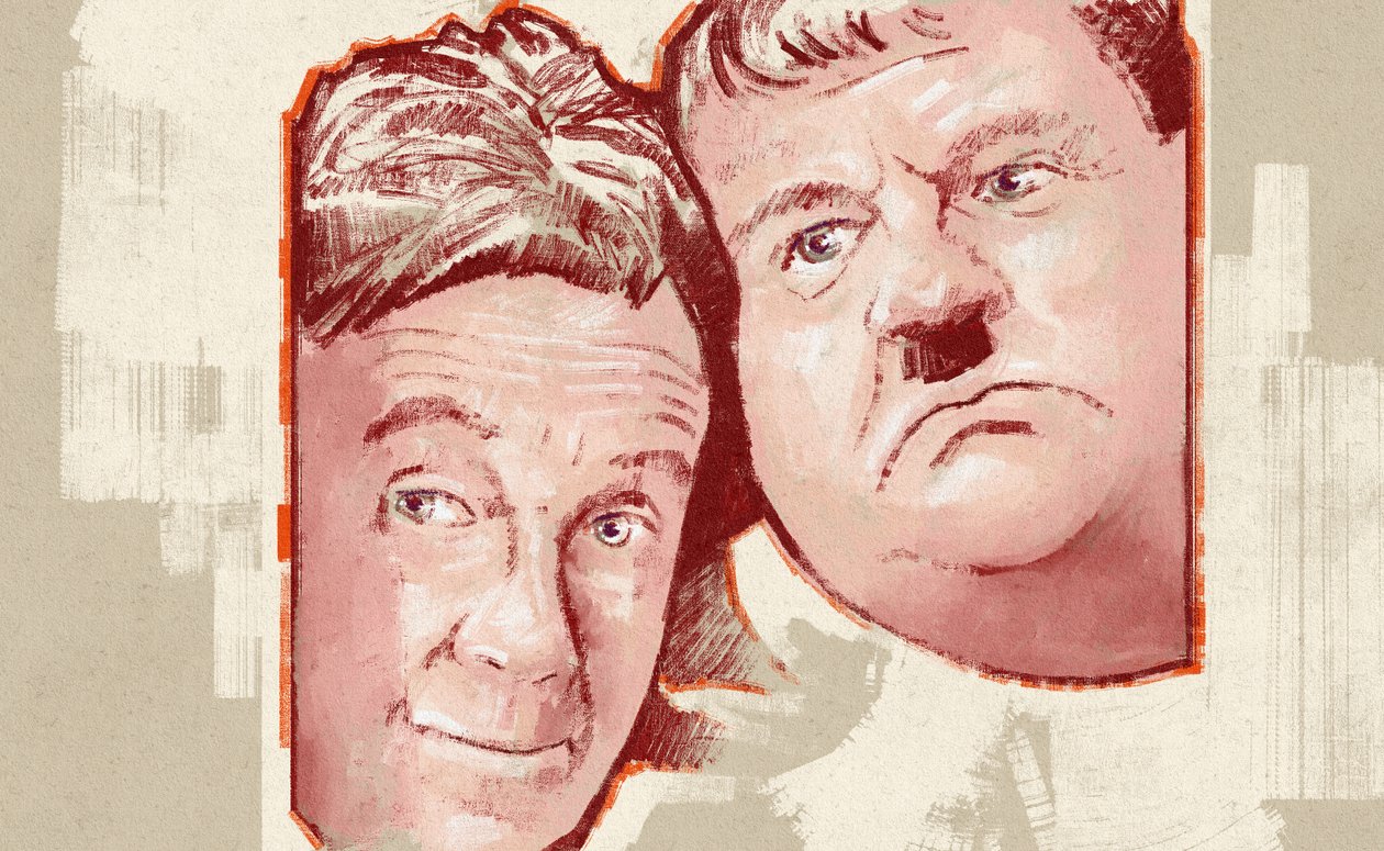 Stan Laurel ve Oliver Hardy (çizim) by Alessandro Lonati
