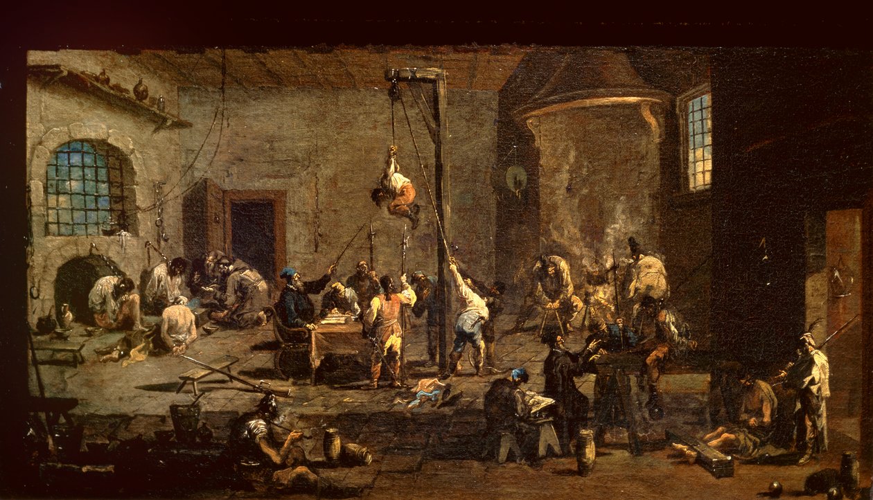 Engizisyon Mahkemesi, c.1710-20 by Alessandro Magnasco