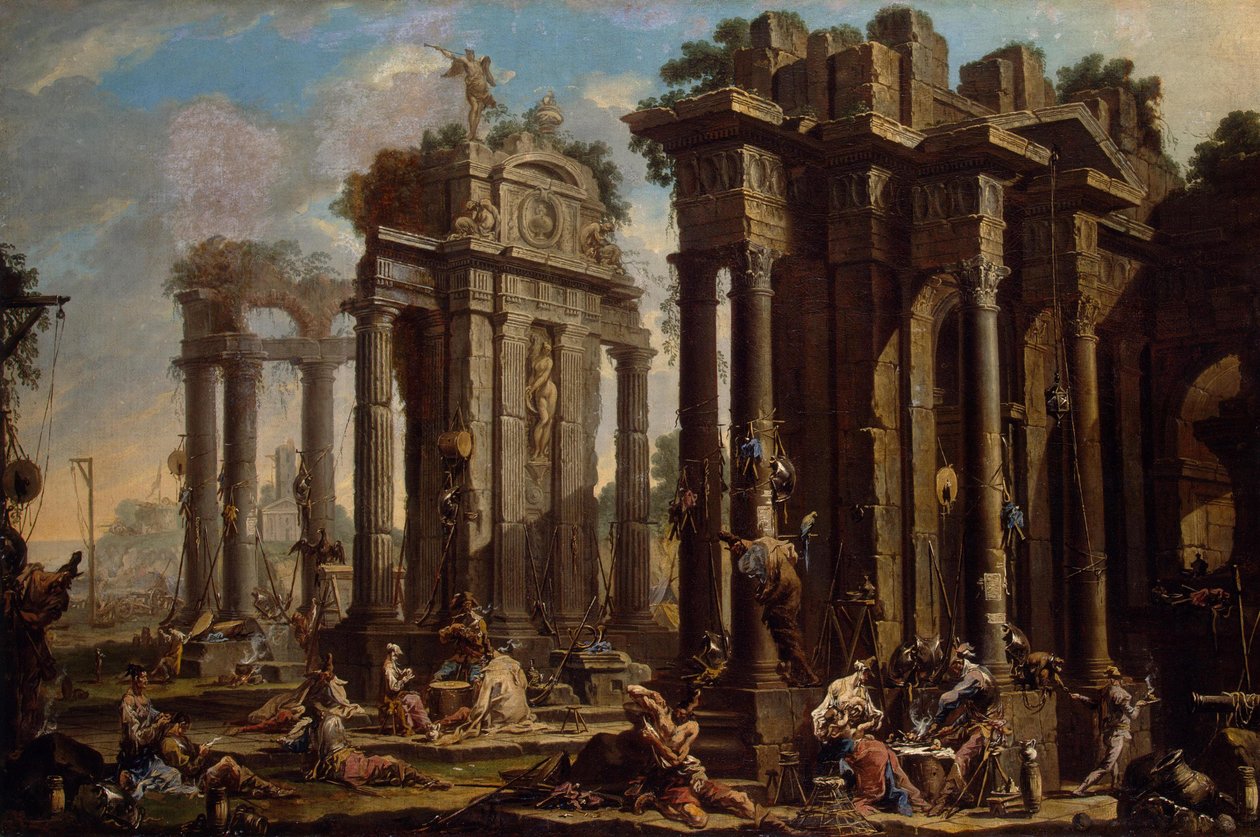 Haydutların Durdurulması by Alessandro Magnasco