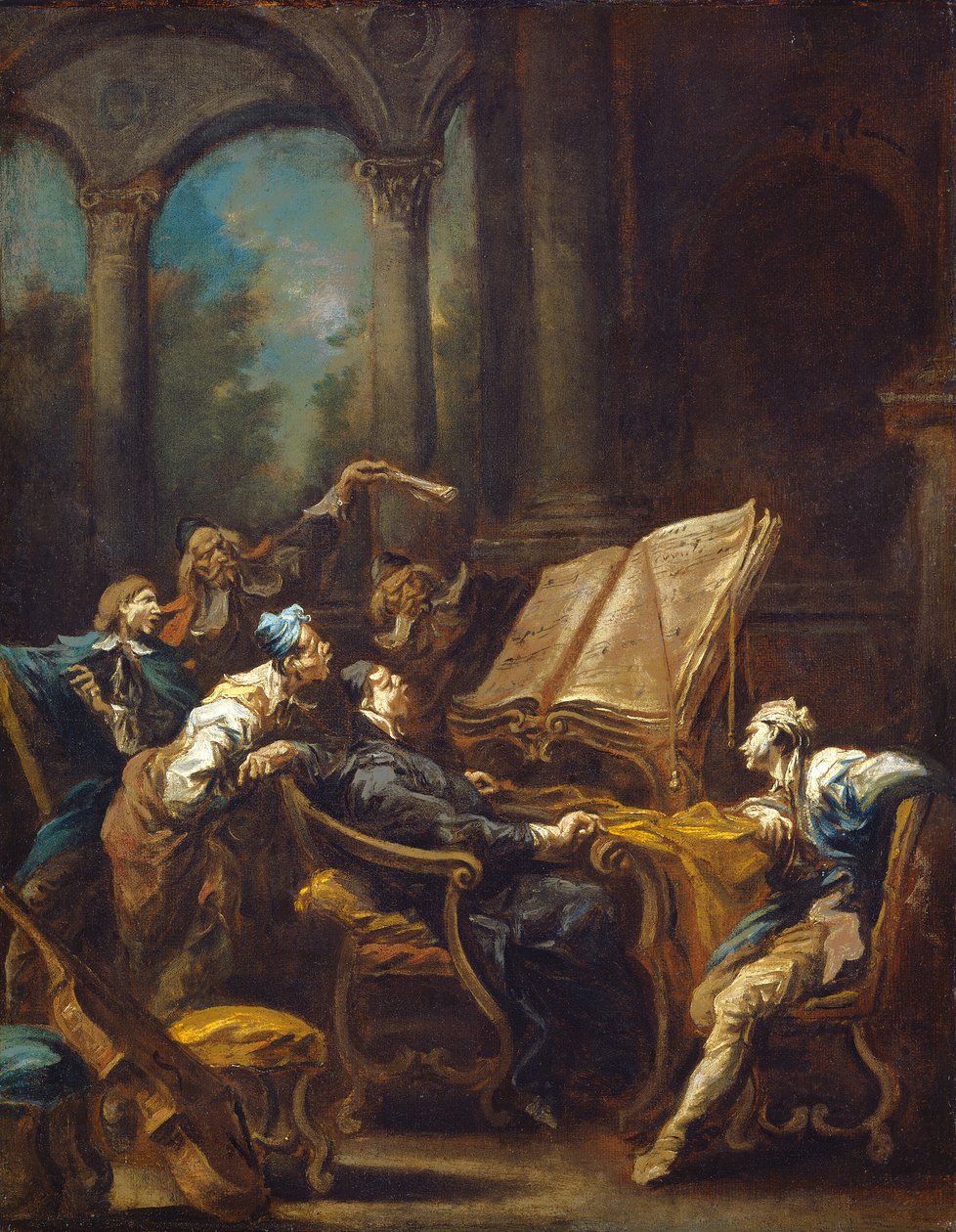 Korolar, c. 17401745. by Alessandro Magnasco