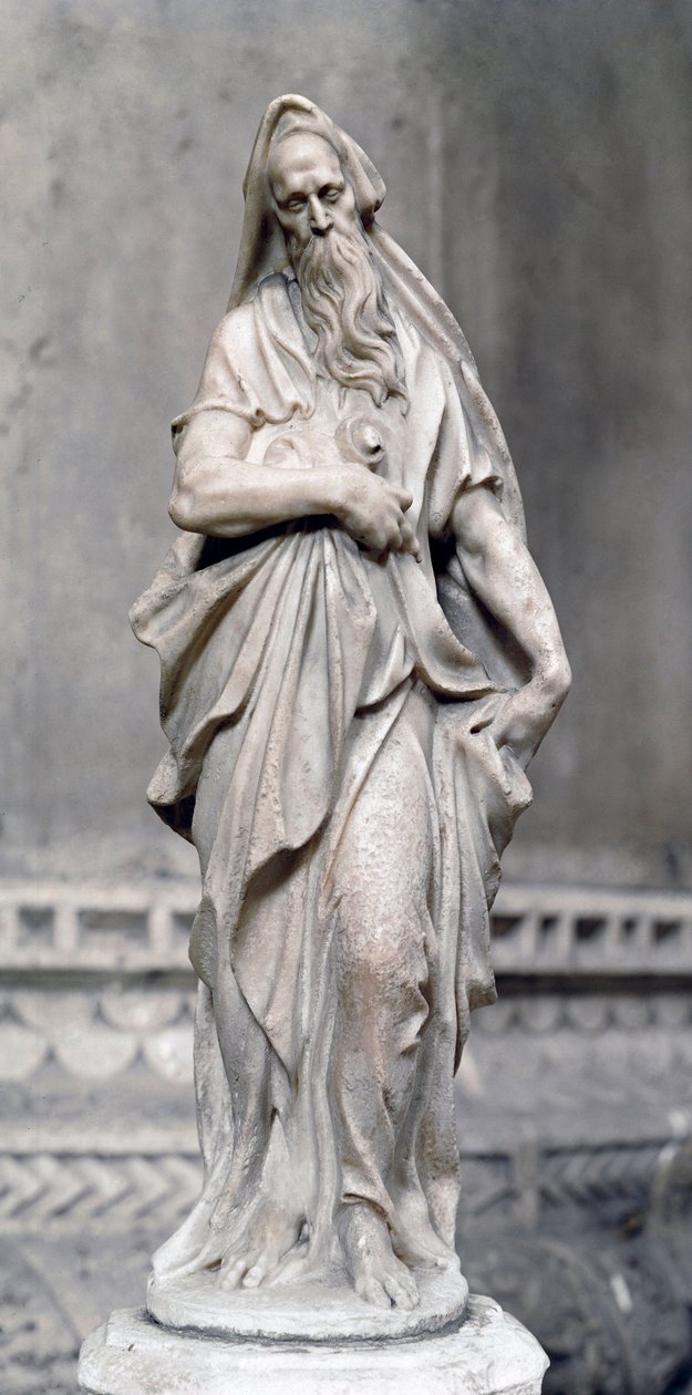 Peygamber Zekeriya (Mermer Heykel) by Alessandro Vittoria