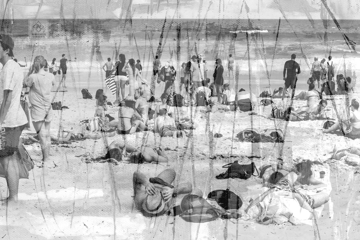 müzik notasyonu,2019,(karma teknik) by Alex Caminker