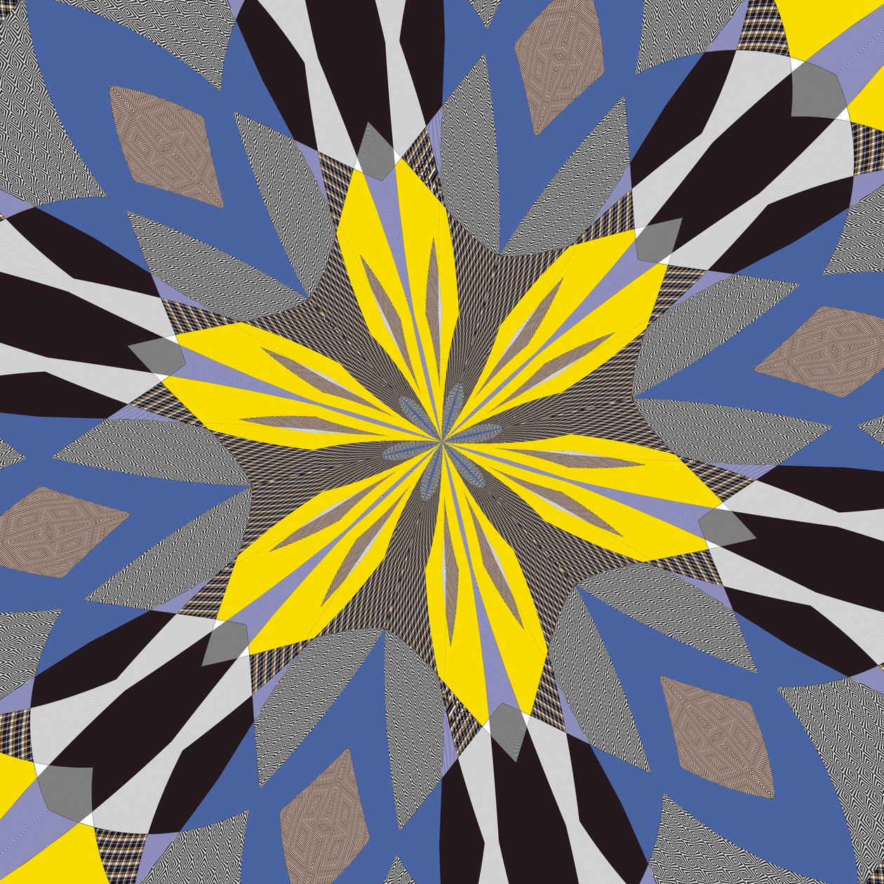 simetri #55,2019,(karışık ortam) by Alex Caminker