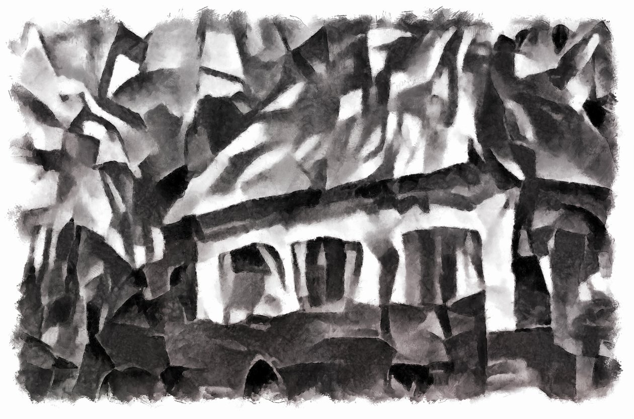 görünüm (siyah) #5,2016, by Alex Caminker