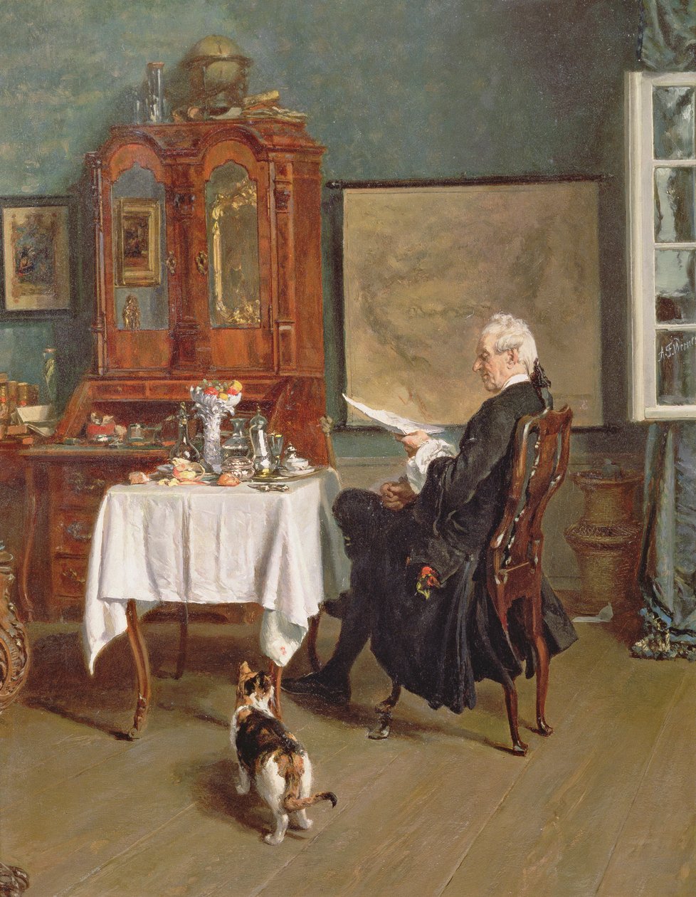 Kahvaltıda Aktüer by Alexander Friedrich Werner