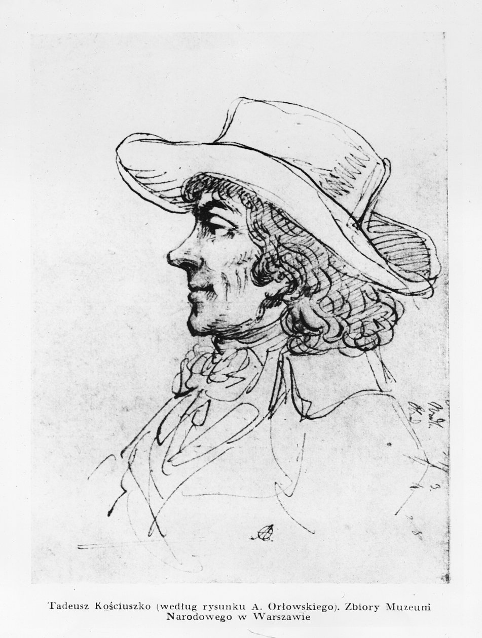 Andrzej Tadeusz Bonawentura Kociuszko by Alexander Osipovich Orlowski