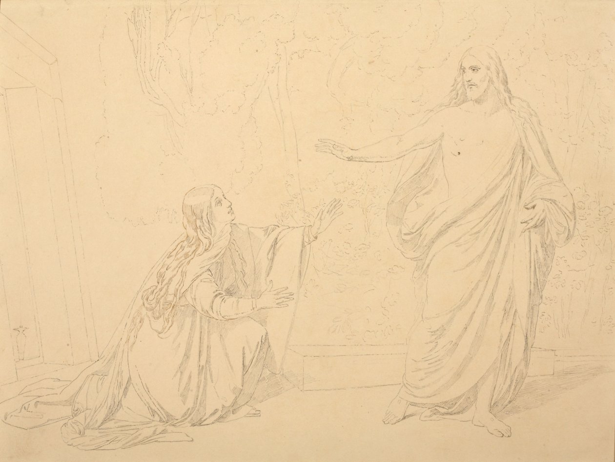 Noli me tangere, 1835 by Alexander Andreyevich Ivanov