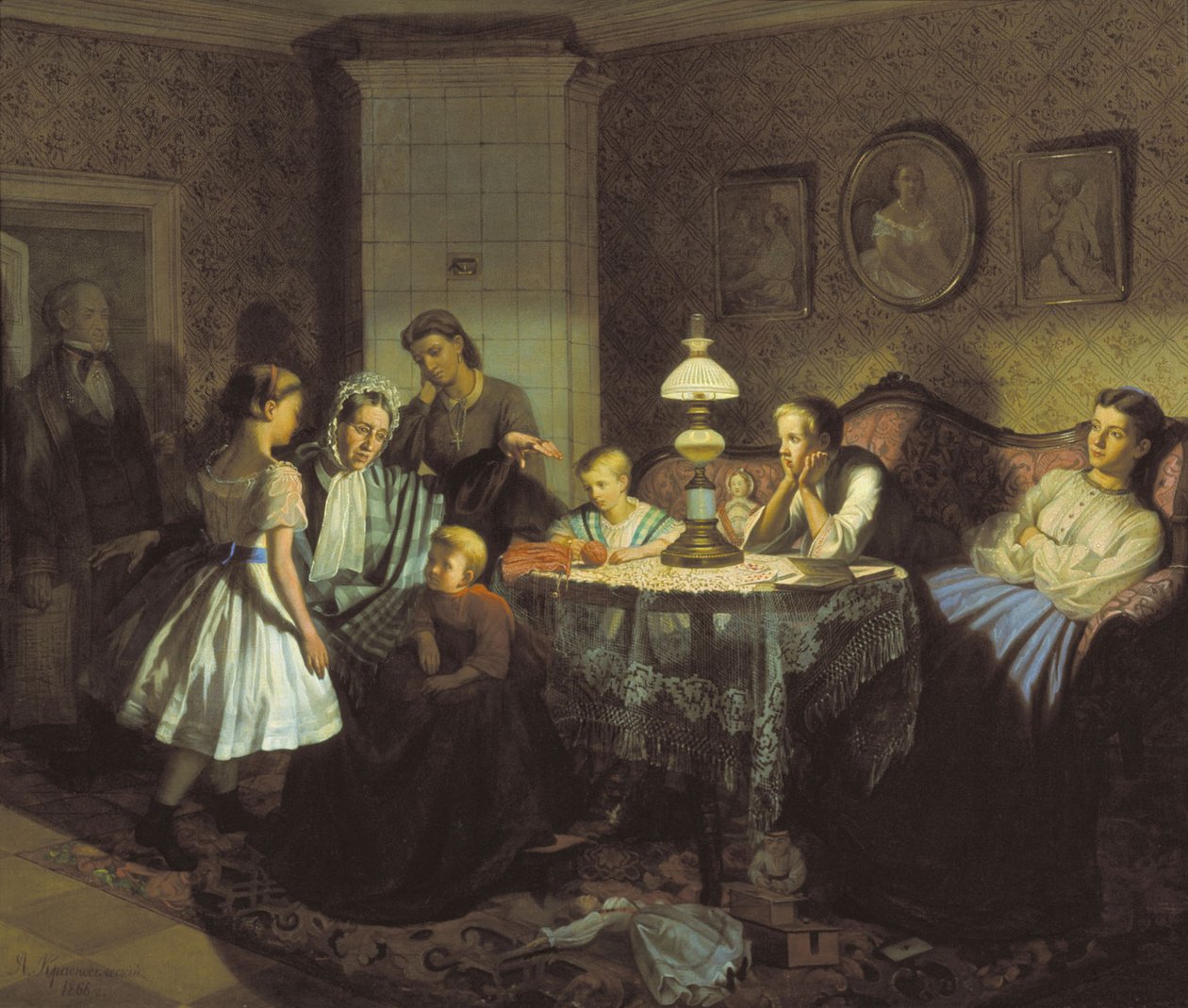 Büyükannenin masalları, 1866 by Alexander Andreyevich Krasnoselsky