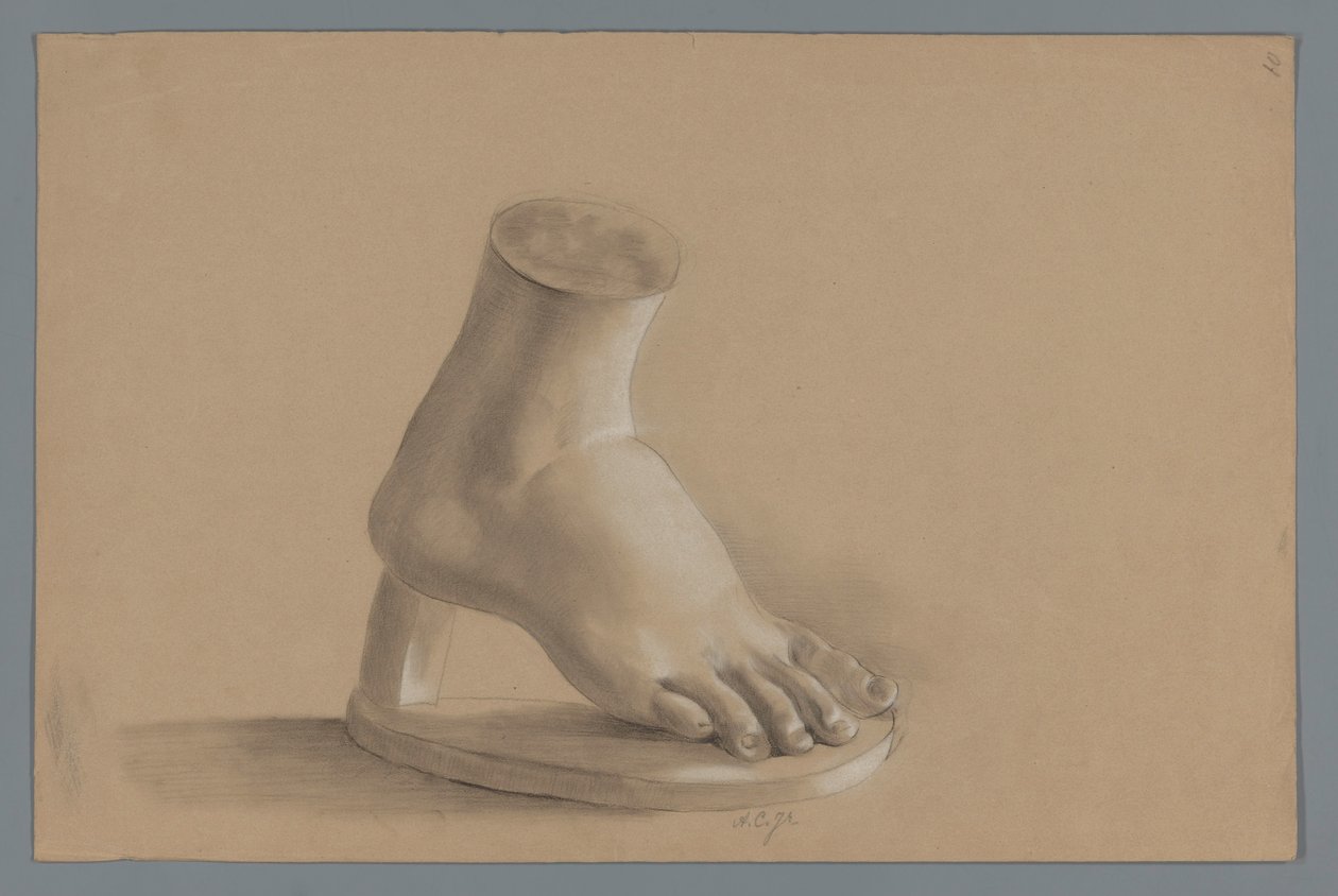 Bir ayağın alçı modeli by Alexander Cranendoncq