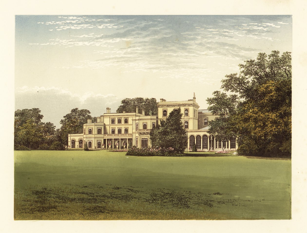 Danesfield Evi, Buckinghamshire, İngiltere. by Alexander Francis (after) Lydon