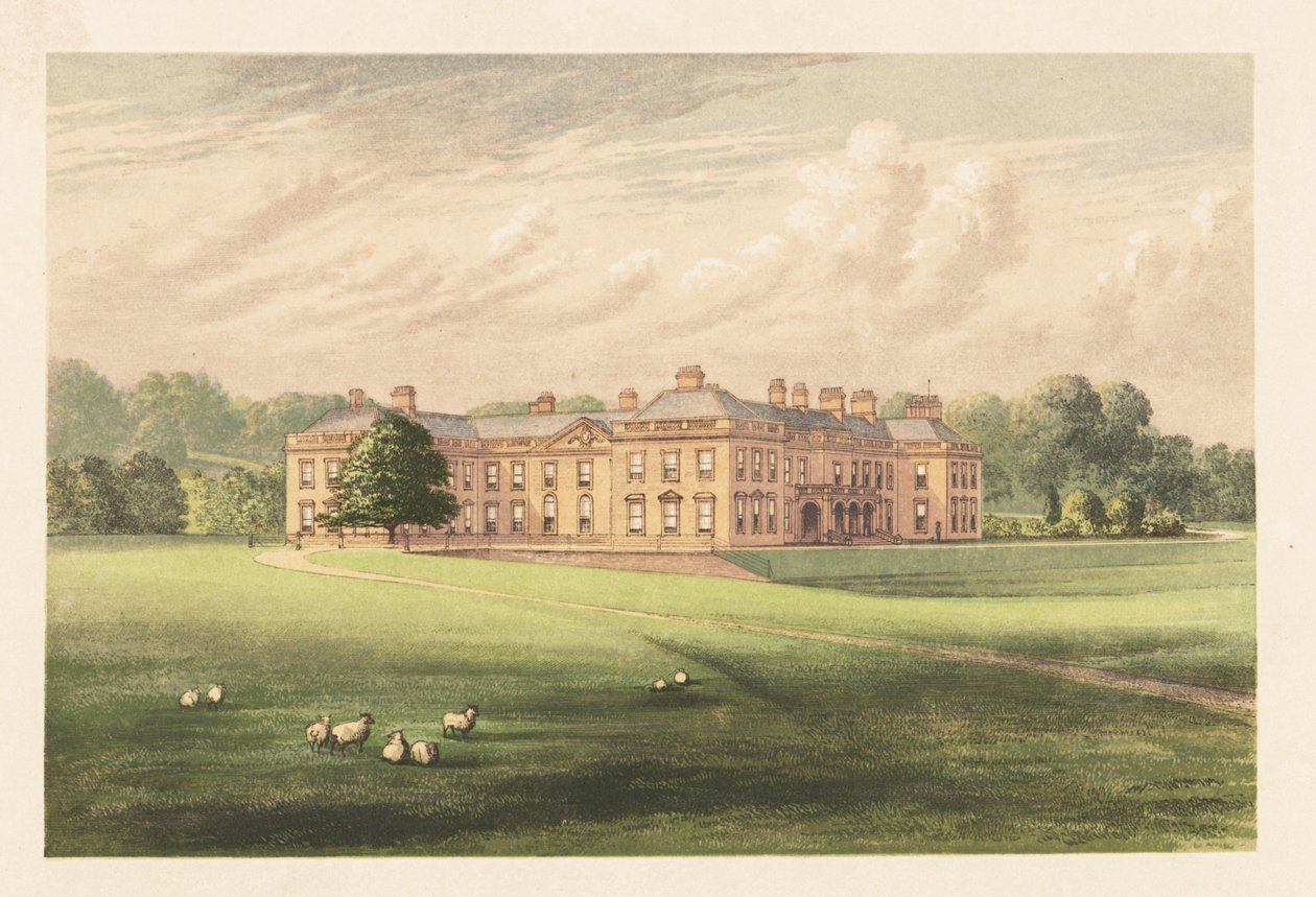 Holme Lacy, Herefordshire, İngiltere. by Alexander Francis (after) Lydon