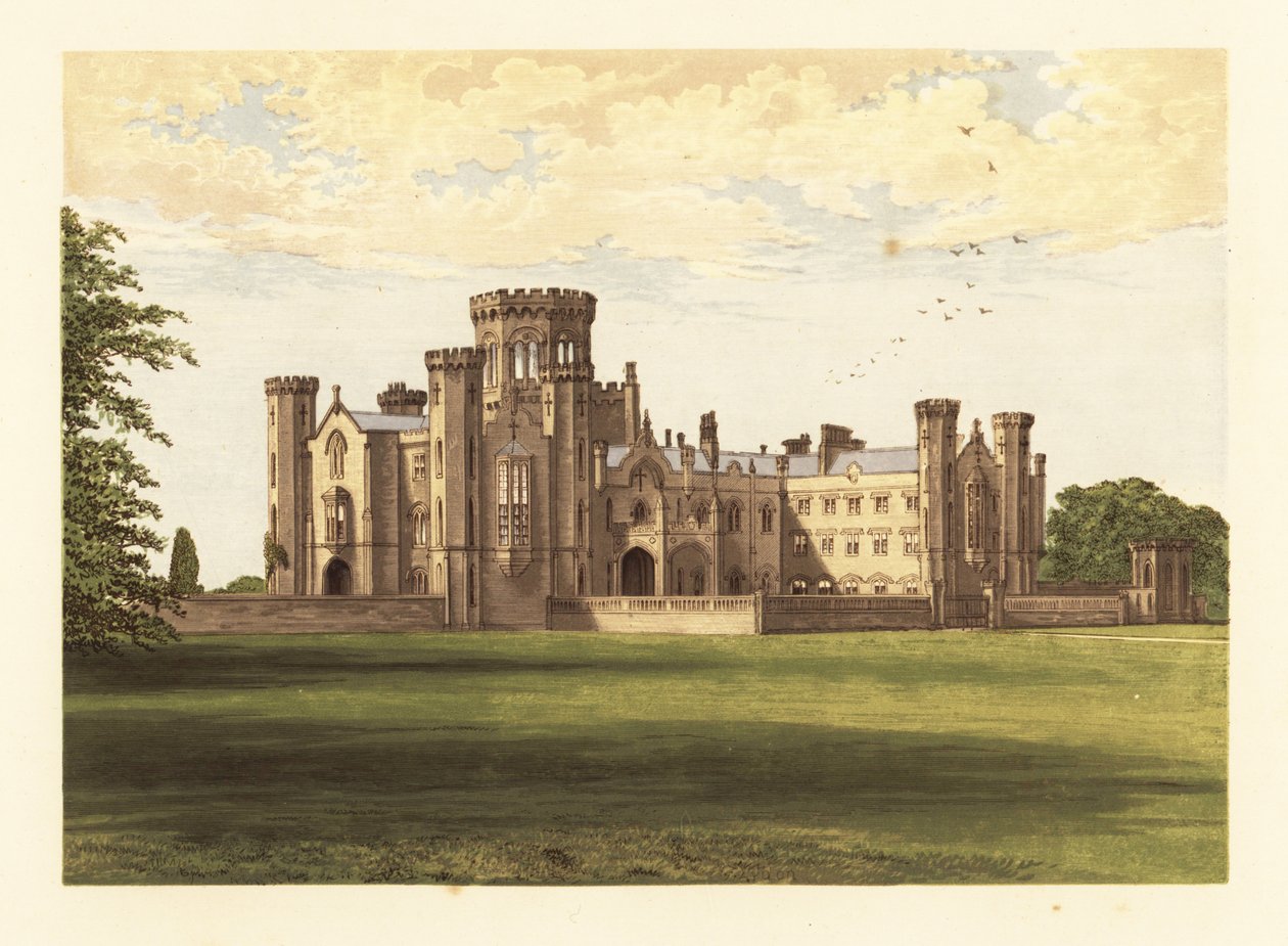 Studley Kalesi, Warwickshire, İngiltere. by Alexander Francis (after) Lydon