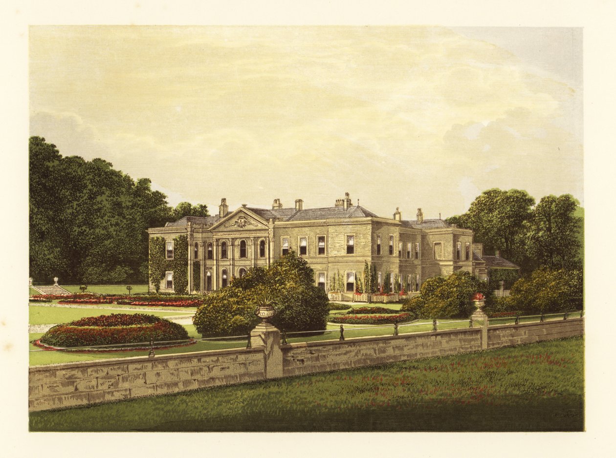 Studley Royal, Yorkshire, İngiltere. by Alexander Francis (after) Lydon