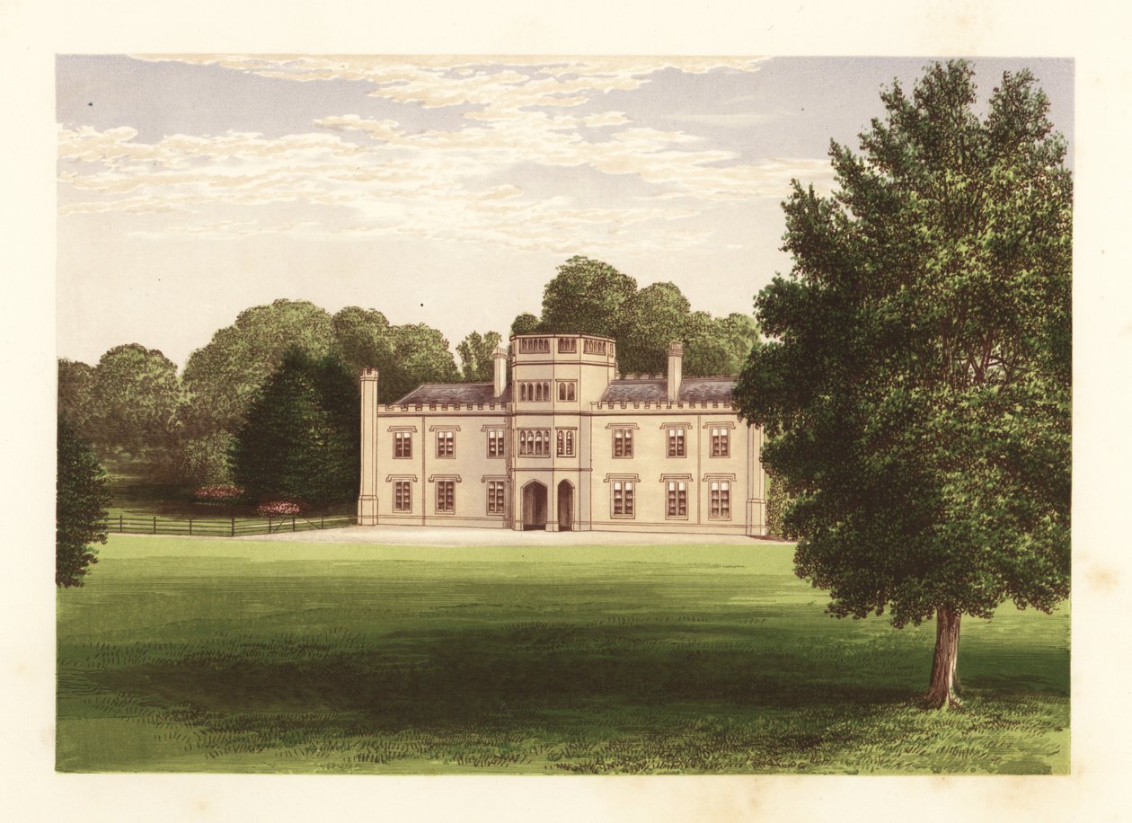 Wolseley Salonu, Staffordshire, İngiltere. by Alexander Francis (after) Lydon