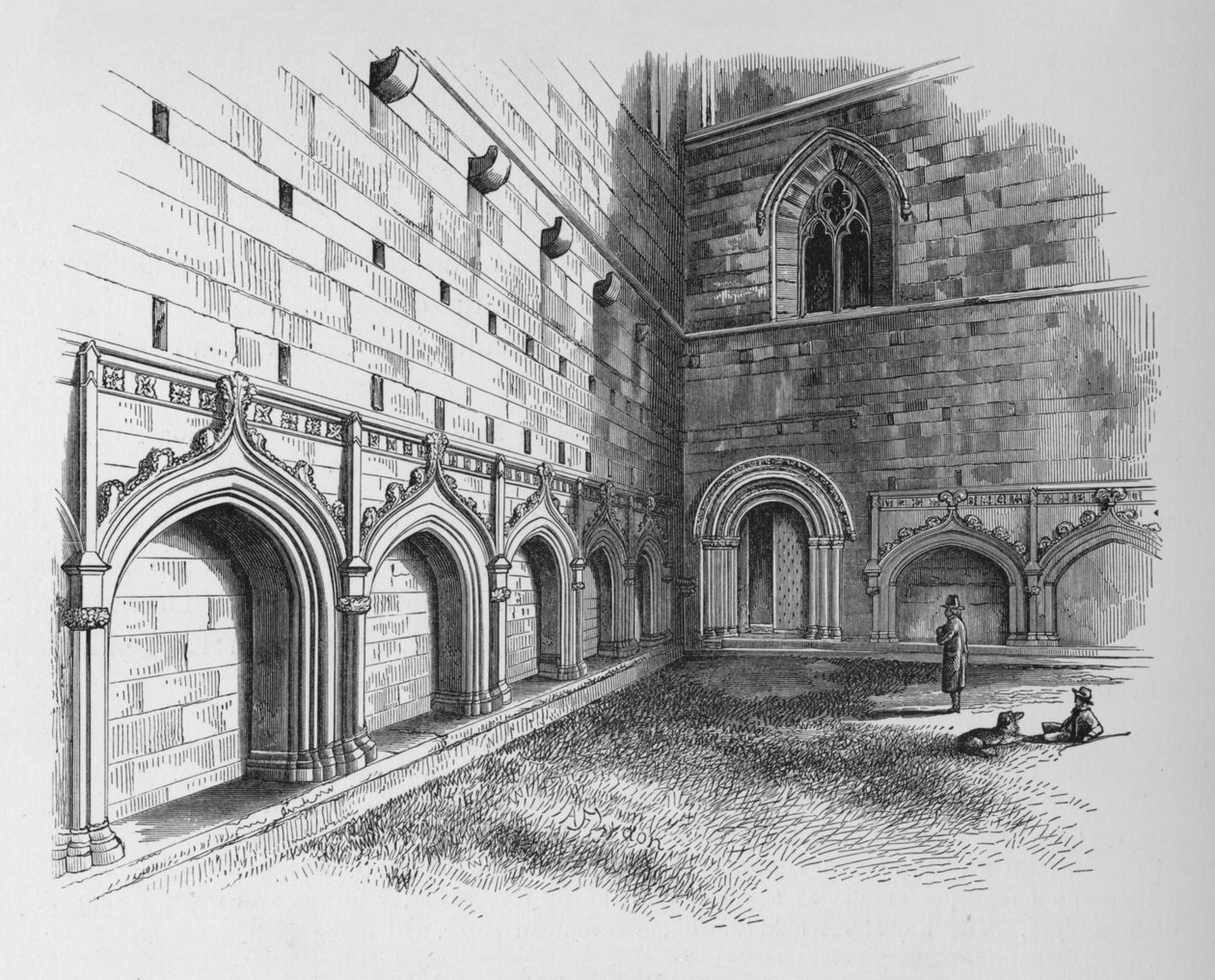 Manastırlar, Melrose Manastırı, c1880, 1897 by Alexander Francis Lydon