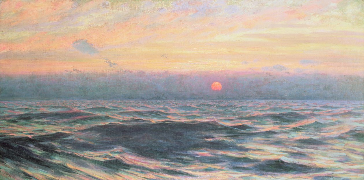 Günbatımı, 1900 dolayları by Alexander Harrison