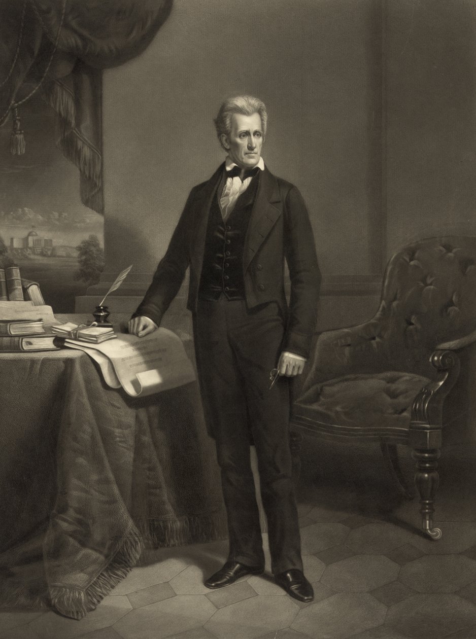 Başkan Jackson, 1860 dolayları by Alexander Hay Ritchie