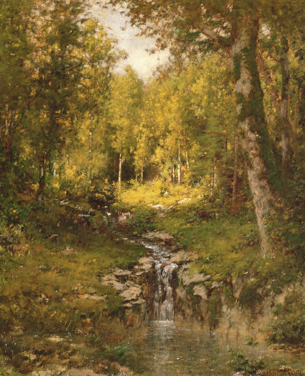 Ormanda Havuz, 1880 by Alexander Helwig Wyant