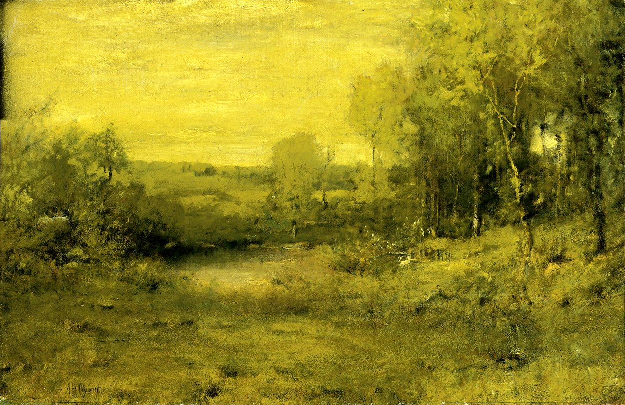 Bahar, 19. yüzyılın ortaları. by Alexander Helwig Wyant