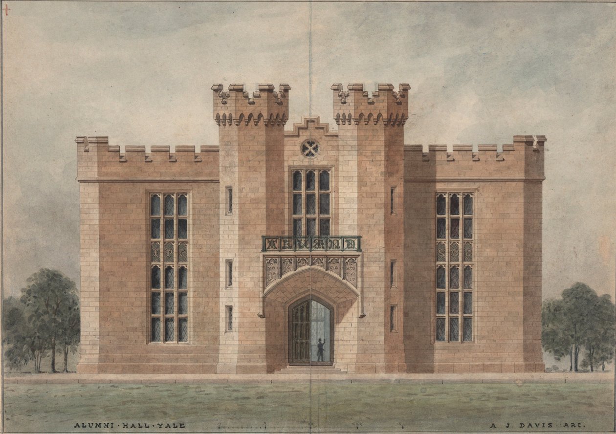 Yale Mezunlar Evi by Alexander Jackson Davis
