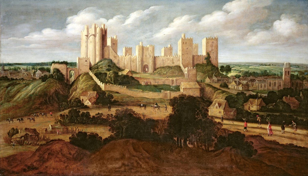 Pontefract Kalesi, c.1620-40 by Alexander Keirincx