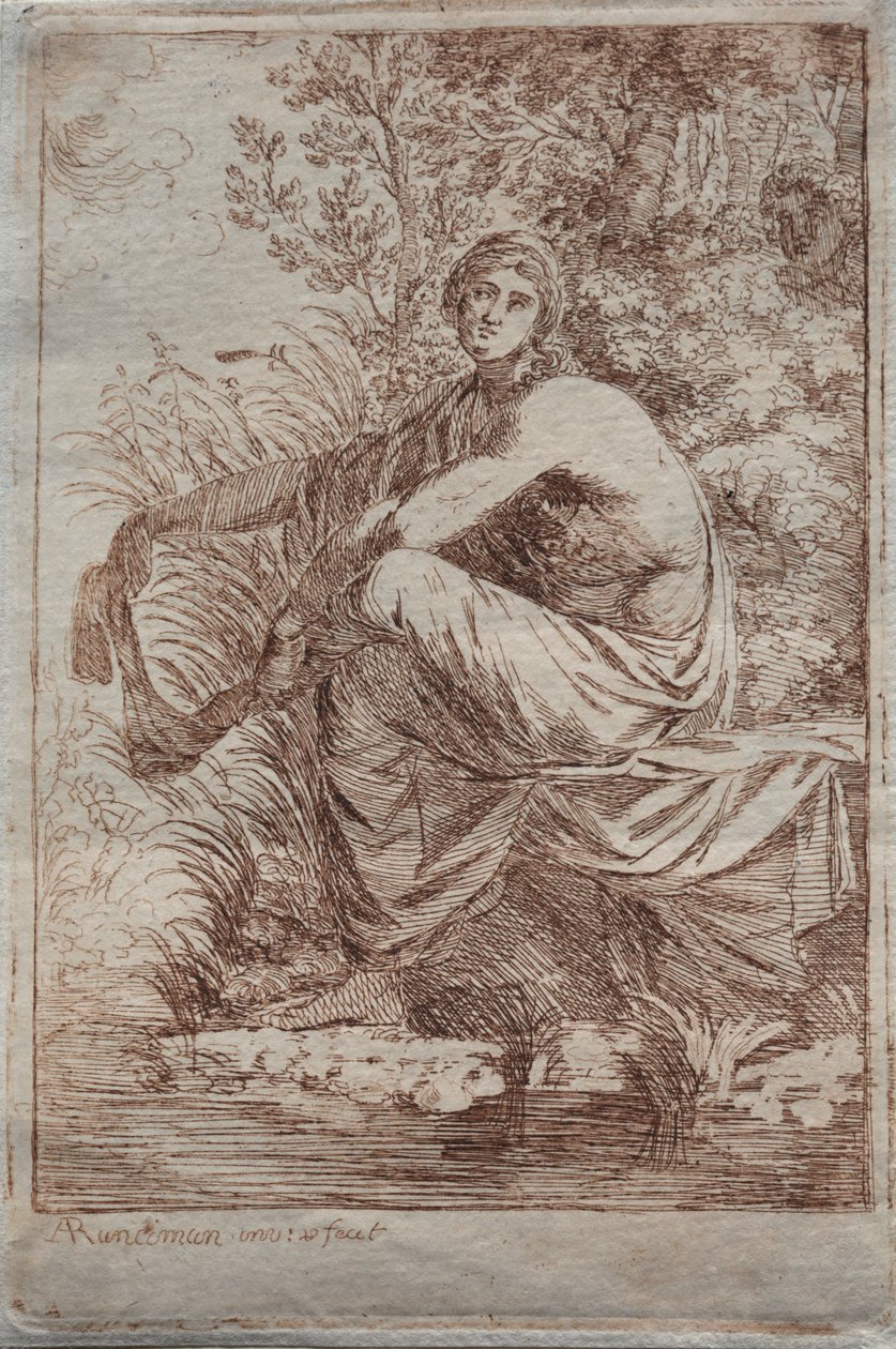 Musidora, c. 1775. by Alexander Runciman