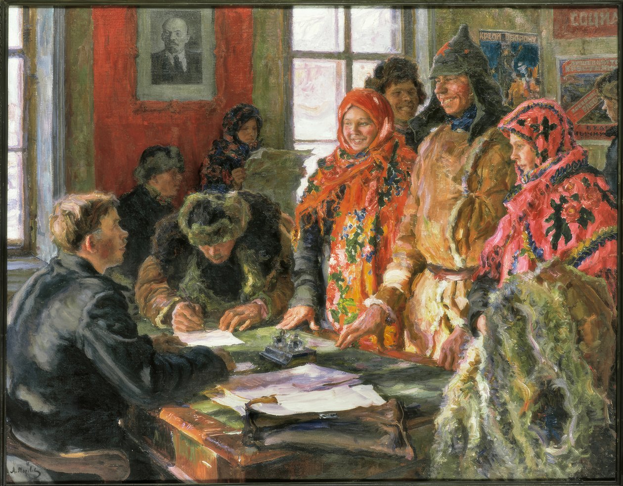 İlçe nüfus müdürlüğünde by Alexander Viktorowitsch Morawow